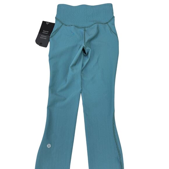 NWT LULULEMON Base Pace High-Rise Tight 25" Two-Tone Ribbed Sz 2 Special Edition - Picture 10 of 11